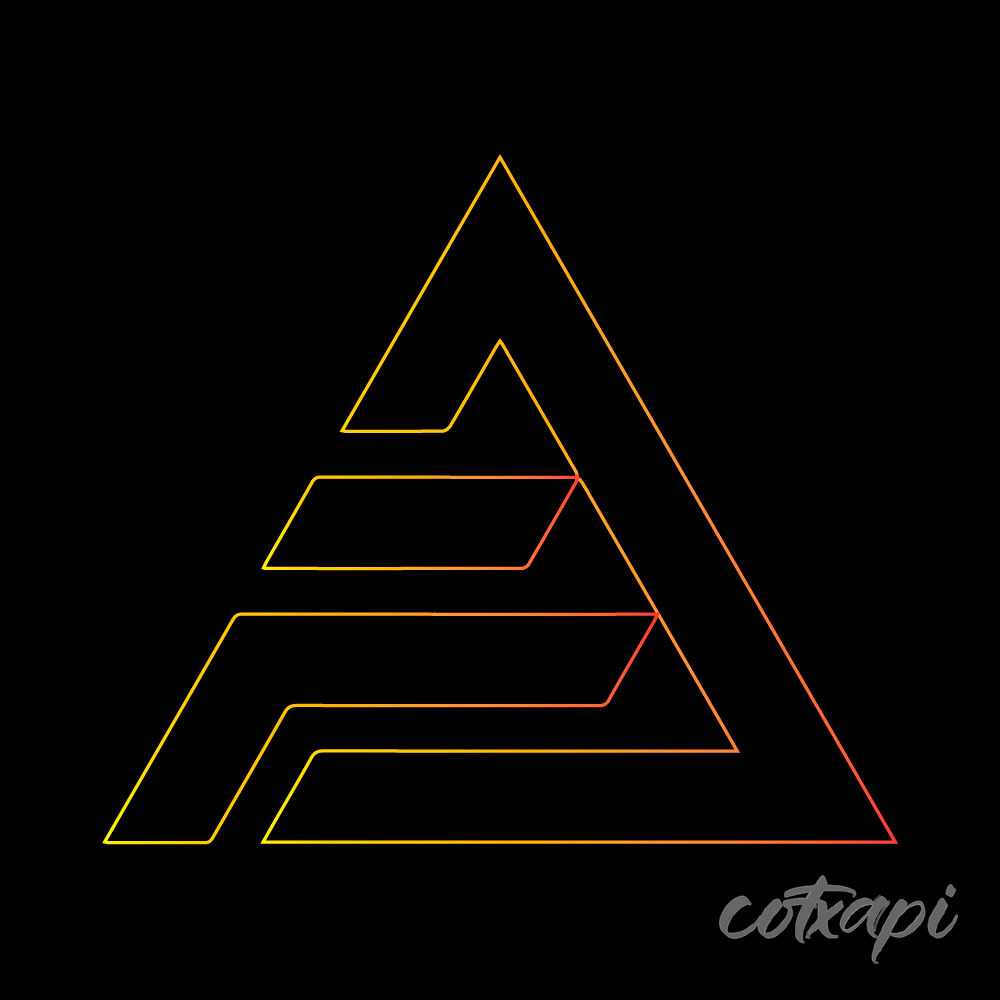 Initial A letter design for professional logo in vector art