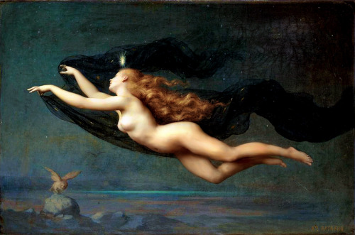 starswaterairdirt:  La Nuit, 1887. Auguste Raynaud