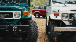 travisswarren:  Camping this past weekend with @coaldean and @february-still. Trucks provided by @cruisercorps 