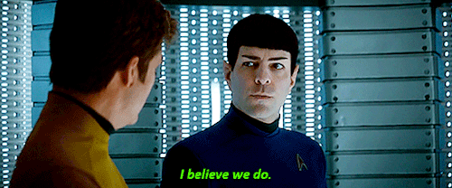 malexforever: Jim Kirk & Spock | Best Team in Starfleet Star Trek Kelvin Timeline Movie Series