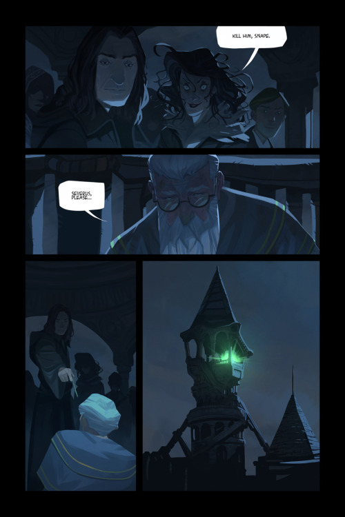 alicexz:nesskain:Gathering all the Harry Potter’s Fanart. 1 comic page per volume, it was fun 