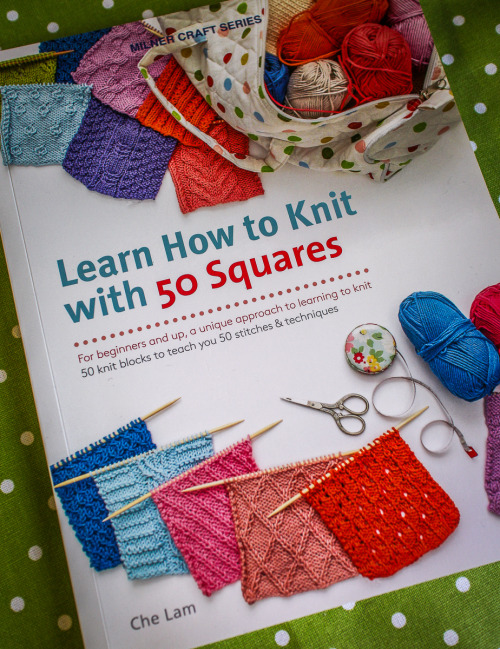 Learn How to Knit with 50 Squares
For Beginners and Up, a Unique Approach to Learning to Knit
• Paperback: 144 pages
• Publisher: St. Martin’s Griffin (February 16, 2016)
• Language: English
• ISBN-10: 1250069955
My first knit book is here! :D
Learn...
