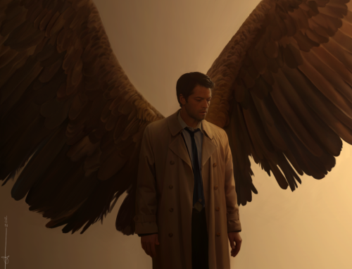 euclase:Castiel with wings/various costumes.