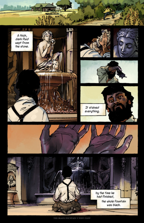 THE BLACK FOUNTAIN (POST 2/2)The second half of a short story I wrote and illustrated for FLIGHT VOL