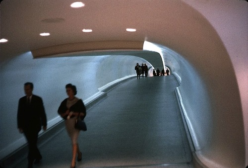 vintagetravels:  TWA Flight Center, Idlewild Airport, October 1962