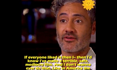 iwouldvebeendrake01: Taika Waititi discussing Jojo Rabbit on Sunday Morning (February 2, 2020)