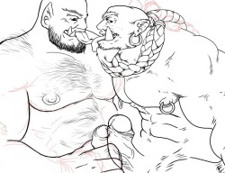 orclove:  Tongue on tongue orc action! Call