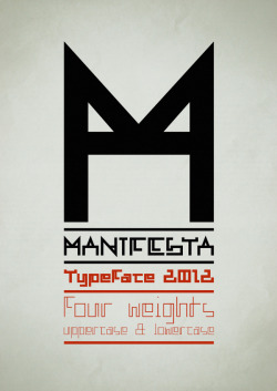 type-lover:  Manifesta typeface by Fermin Guerrero  
