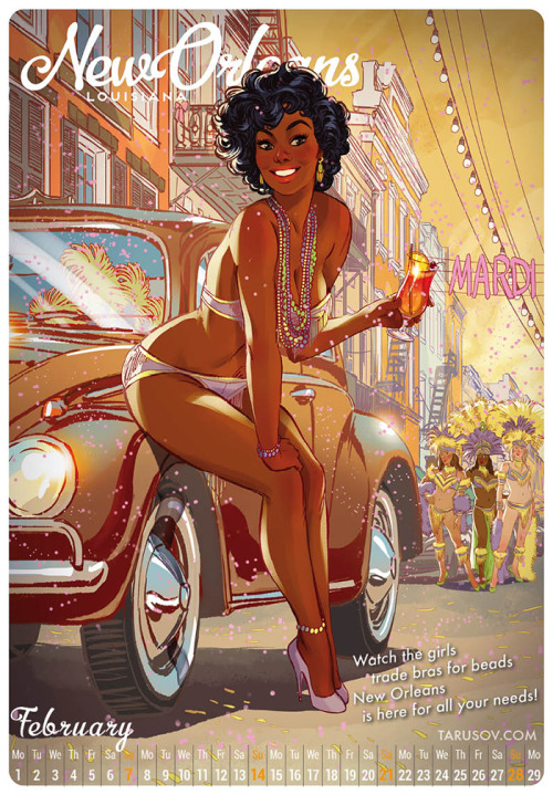 pinuparena:  New Pin-up calendar by Andrew TarusovLive Kickstarter here