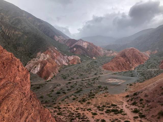 The high-altitude desert landscapes of Jujuy, Argentina are incredible! #travel#traveldestination#amazing