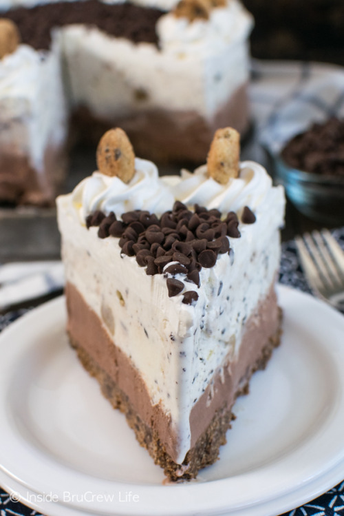 do-not-touch-my-food:    Chocolate Chip Cookie Dough Ice Cream Cake   