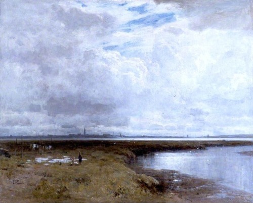 George Reid (1841 - 1913) - Montrose, Angus. 1888. Oil on canvas.