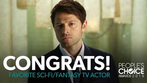 queen-of-the-rising-demons: Congrats to Misha Collins! People’s Choice Award winner for Best S