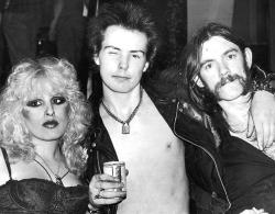 themegadeth:  Nancy, Sid, Lemmy