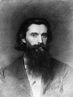 Portrait of the Artist Nikolai Dmitrievich Dmitriev-Orenburg (1866), Ivan Kramskoy