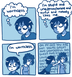 unicorntoots:  wisp-the-umbreon:  velen-z-the-lucario:  raveravenandfriends:  taeshidiary:  Geez what kinda person would say such a thing  My life. In a comic.  The point of this comic is: The most depressed people tend to be the most supportive.   hazard