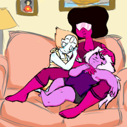 prince-viper:  polygem cuddle time, now with