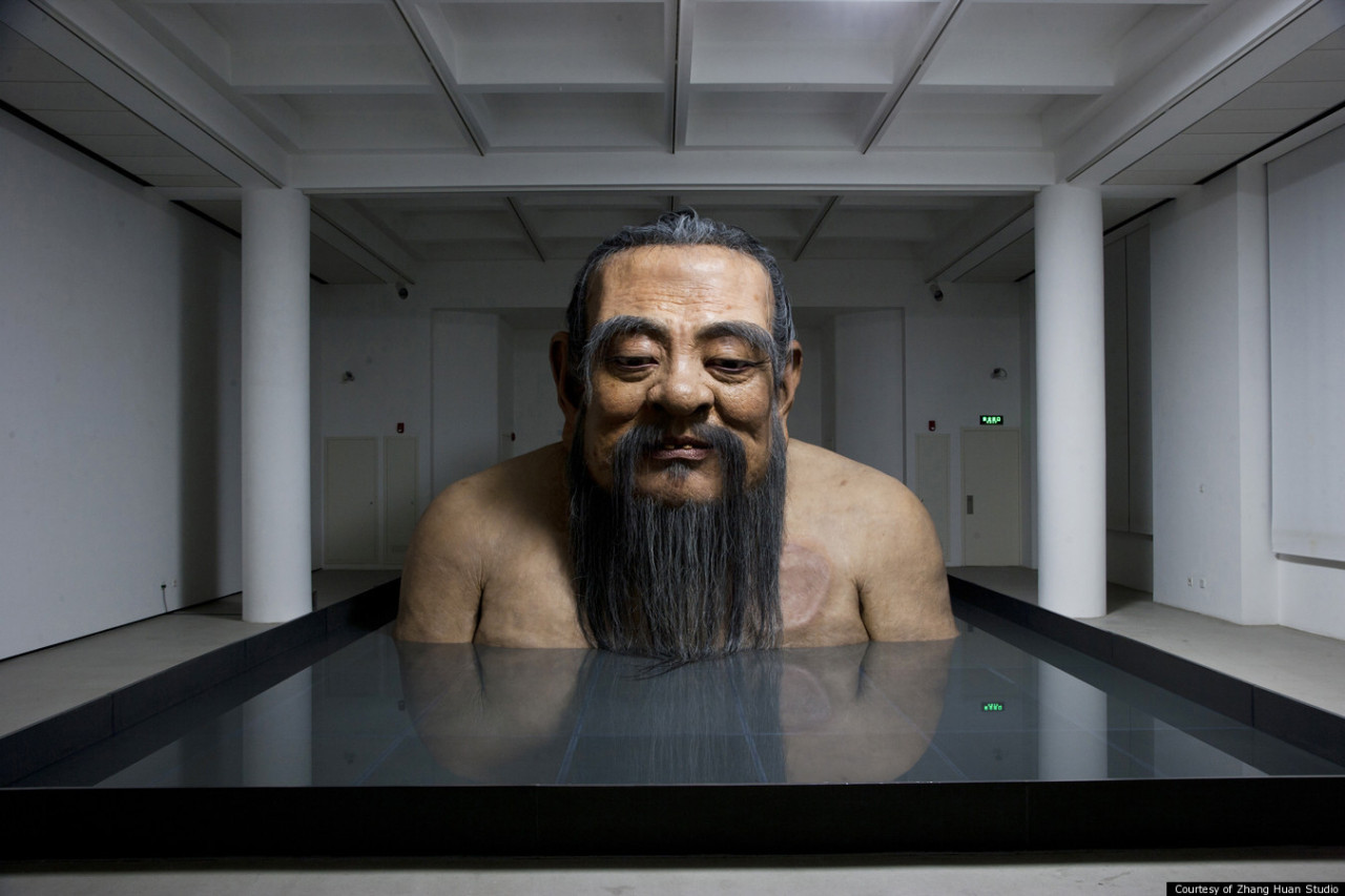 contemporary-art-blog:Zhang Huan, Q Confucius No.2, 2011