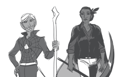 toastyhat: asked for taz requests tonight after animatic work and got to draw Magic Brian and Kravitz!  they may change later but I…really like that Kravitz so…prolly not, haha