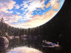 rexisky:  The Phenomenon of Floating by Rob Gonsalves   