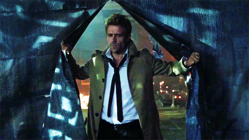 thelaughingmagician:  thelaughingmagician: John Constantine and that smirk.  + WATCH CONSTANTINE FREE + 