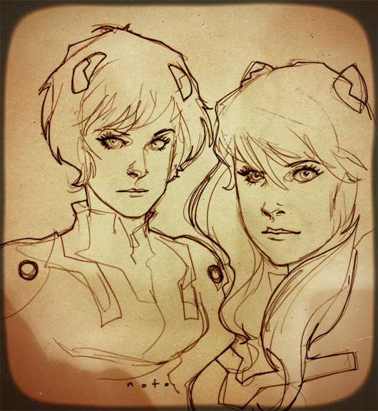 philnoto:   Neon Genesis Evangelion - quick sketch from Wizard World Philly  