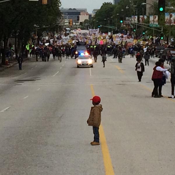 justice4mikebrown:  Story behind the picture 