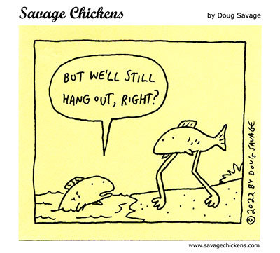 savagechickens: Evolved.And more evolution.