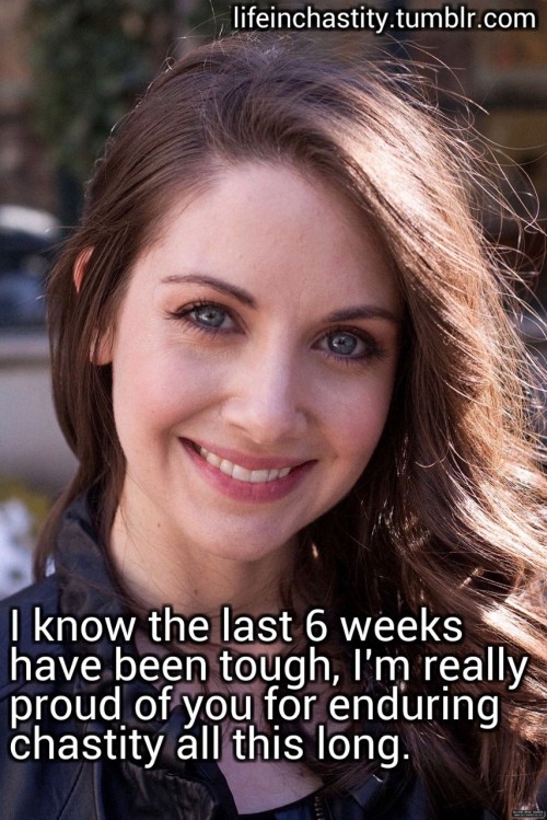 XXX lifeinchastity:  Allison Brie   http://chastity-captions.tumblr.com photo