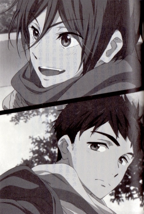 sunyshore:  All High☆Speed! 2 illustrations in order of appearance. Scanned by