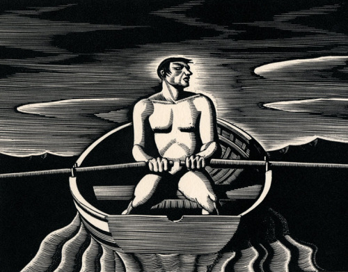 Starlight — The Bowsprit — The Bowsprit — The OarsmanRockwell Kent (American; 1882–1971)1930–31Wood 