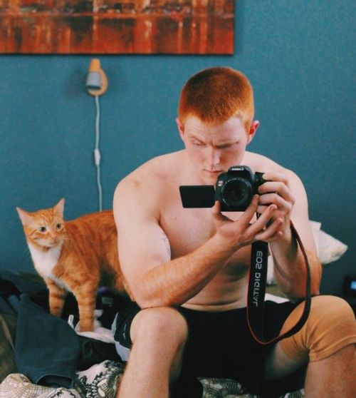 the-bobbybee:  He matches his cat      160612     160512   
