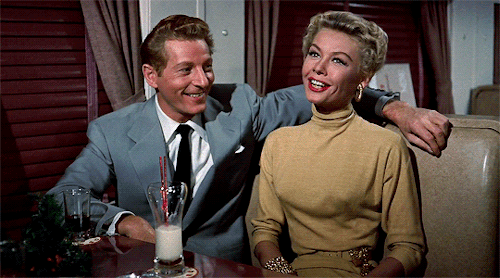 gregory-peck:You know, in some ways, you’re far superior to my cocker spaniel. Danny Kaye as Phil Da