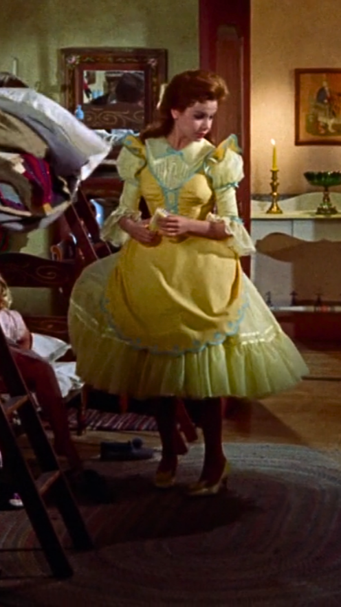 Mary Quite Contrary (Annette Funicello) Yellow Dress.. Babes In Toyland (1961).. Costume By Bill Thomas.