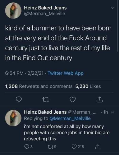 whitepeopletwitter:We live in interesting times