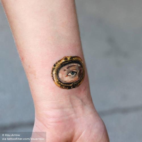 By Ksu Arrow, done in Moscow. http://ttoo.co/p/34114 anatomy;animal;eye;facebook;good luck;hole;ksuarrow;micro;other;ouroboros;reptile;snake;symbols;twitter;watercolor;wrist