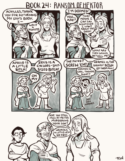 chotomy: iliad mini comics part 3: the thrilling conclusion!! (part 1/part 2)these took a lot longer