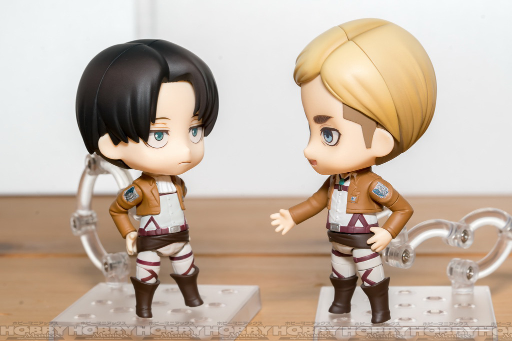 Even more images of Good Smile Company’s Erwin Nendoroid and Levi Nendoroid Re-release!More