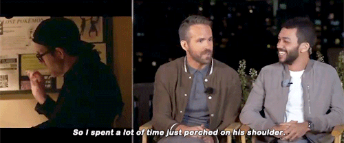 captainpoe:Ryan Reynold’s method acting as Detective Pikachu.