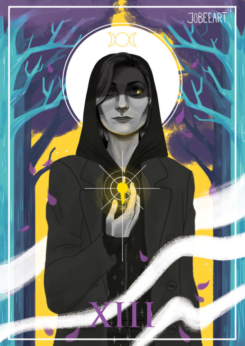 joscribbles:The 13th Major Arcana card in a tarot deck is Death, representing the end of a major pha