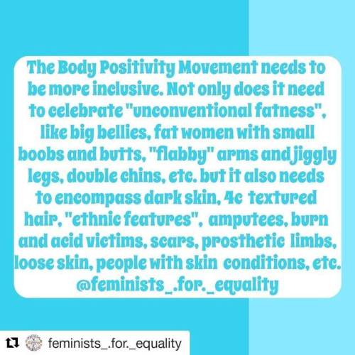 #Repost @feminists_.for._equality (@get_repost)・・・I understand that the body positivity movement exi