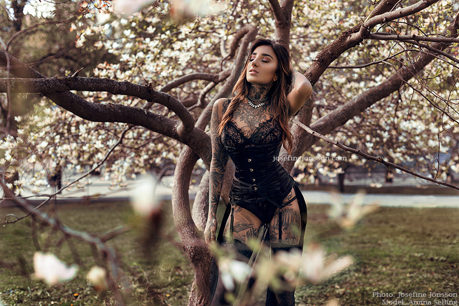josefinejonsson:  Magnolia dreams with Amina Selling.Photos by Josefine Jönsson