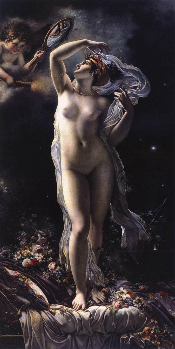 loumargi:Mademoiselle Lange as Venus by Anne-Louis Girodet (1798)