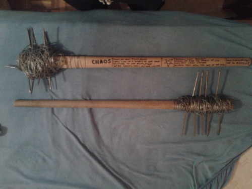 homemade spiked clubs, all home defence you’ll ever need