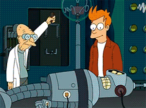 Futurama | Anthology of Interest IIBender gets transformed into a human. I adore