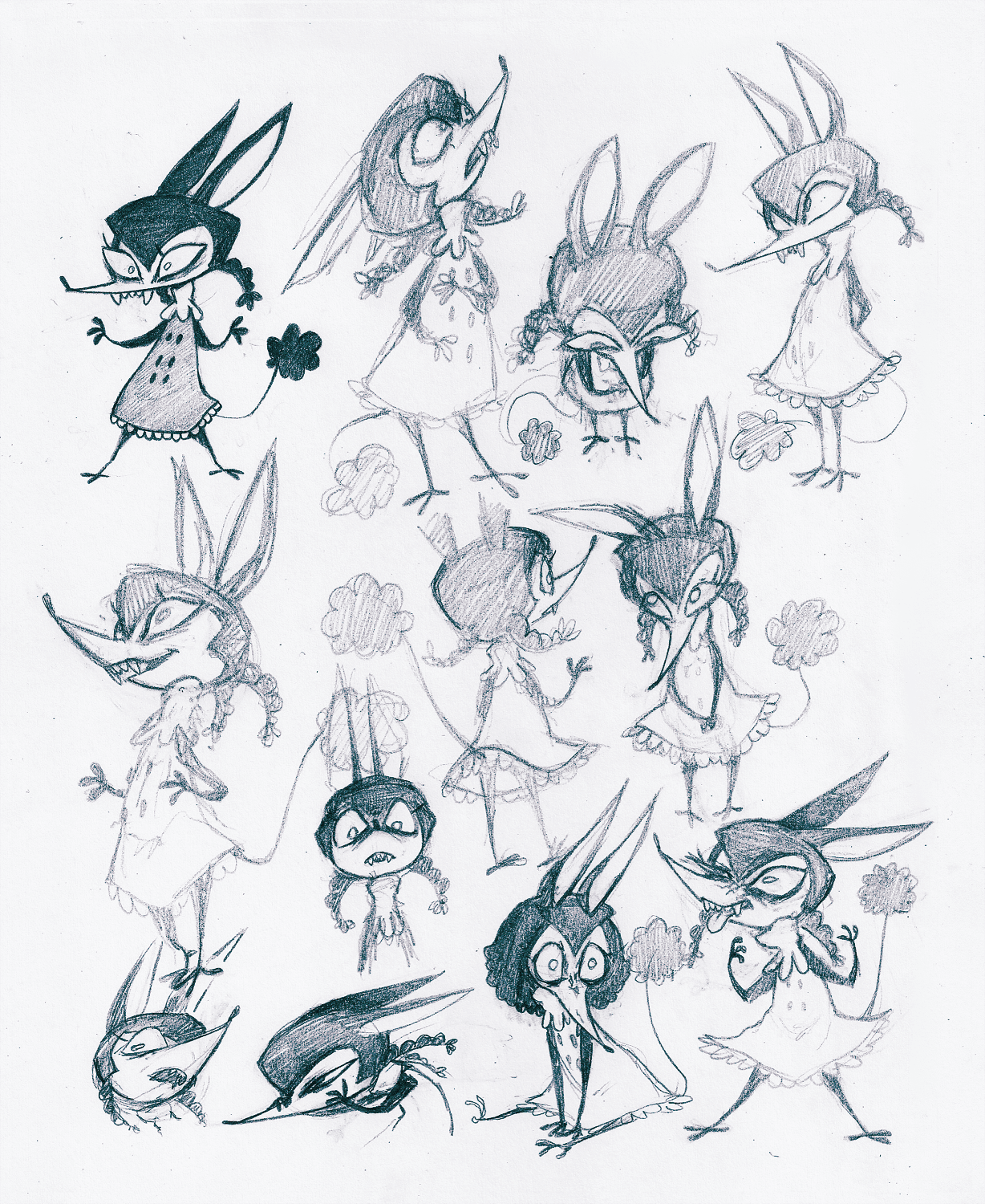 pengosolvent:  while trying to take a break and watch some videos, i doodled a little