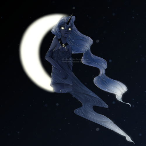 royalcanterlotvoice:  Princess Luna by SafiraKizoku