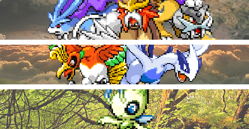 zoro4rk:Legendary Pokémon Through the Generations