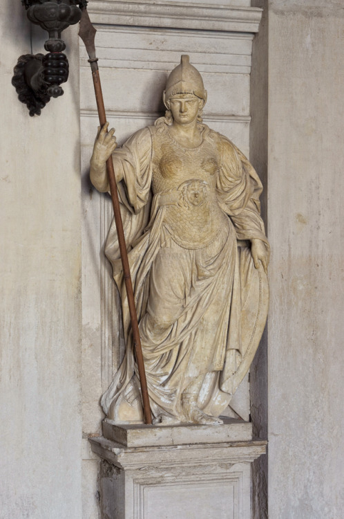 greekromangods:MinervaOrazio Marinali (1643–1720)TerracottaVenezia** My Other Blogs &amp; 