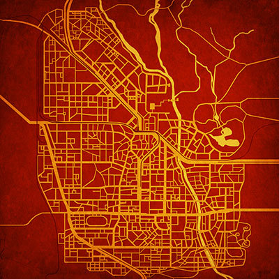 otlgaming:  MINIMALIST VIDEO GAME MAP PRINTS One of the best things I love about open world video games is the maps, especially games that include a paper map (or even cloth ones!). The folks at City Prints have taken that concept one step further by